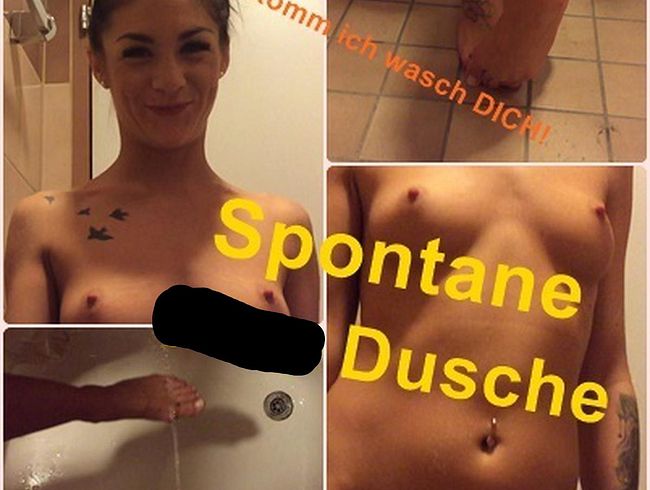 Spontane pi** Dusche
