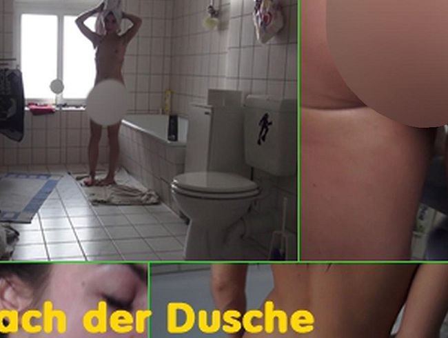 Nach der Dusche..Morgenstund hat sper*a im Mund "2"